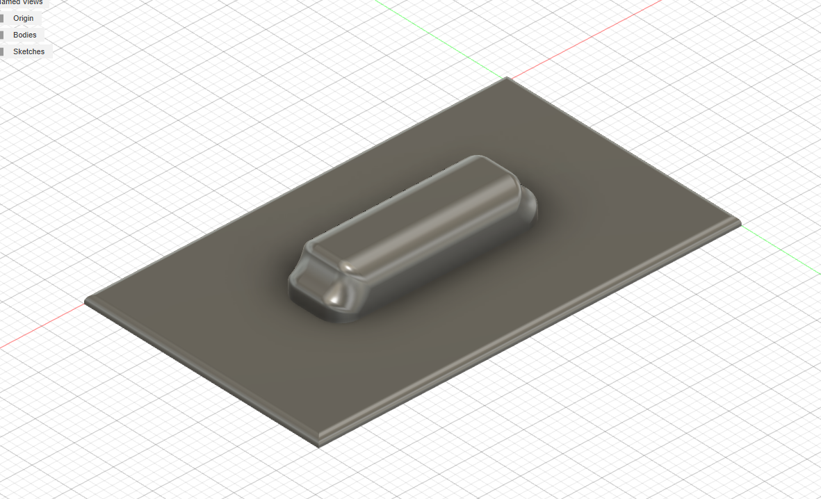Dishwasher Indicator Slider Cover with little grip 3D model thumbnail