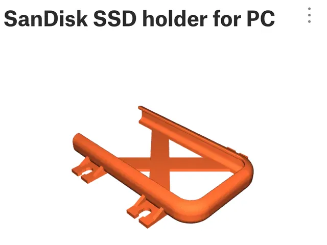 SanDisk SSD holder for PC