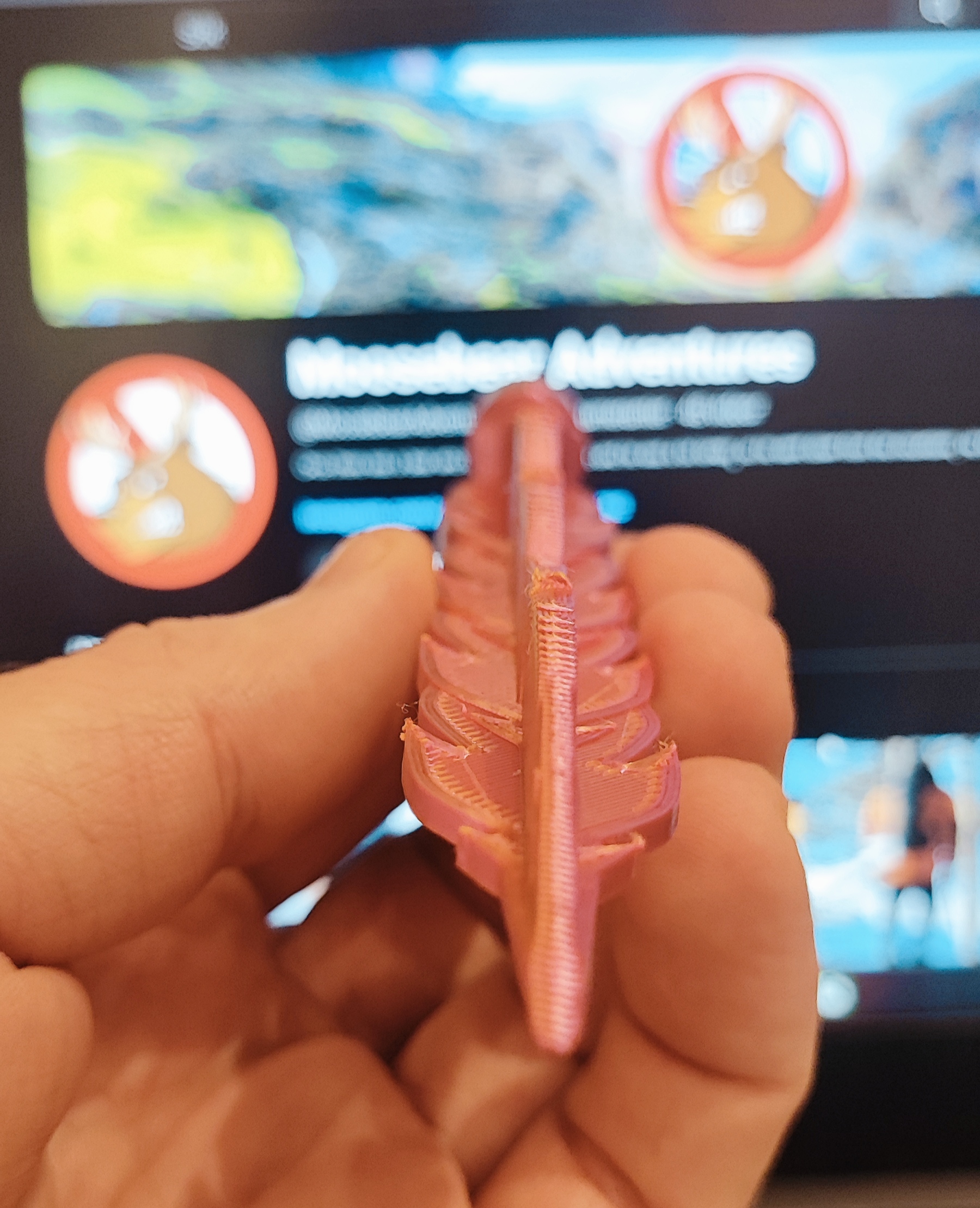 Backpacking feather shaped tent peg — miniatura 2