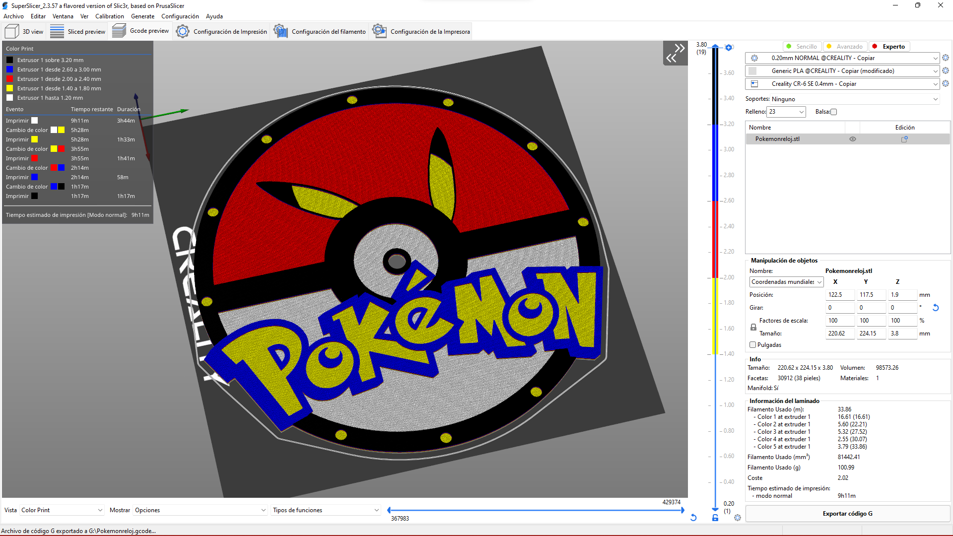Reloj Pokémon