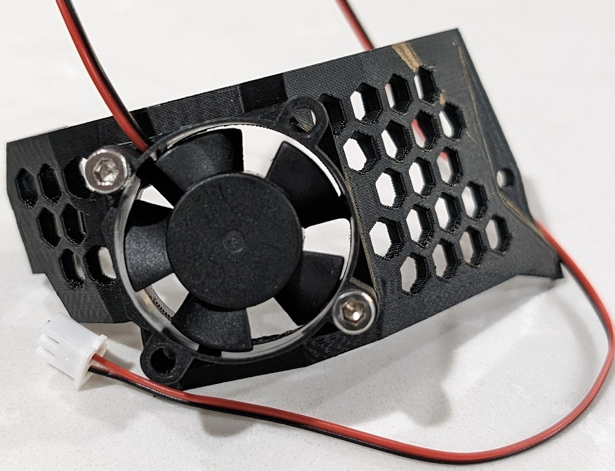 Stealthburner CW2 modified cable cover with 3010 fan and hex holes by ...