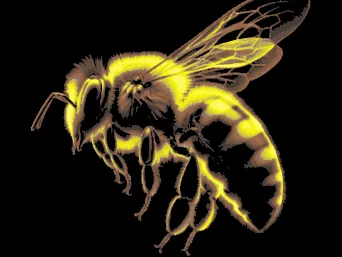 Bee "Filament Painting"