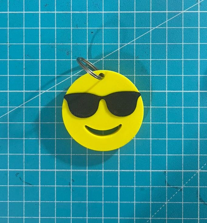 Emoji Keyring - Cool