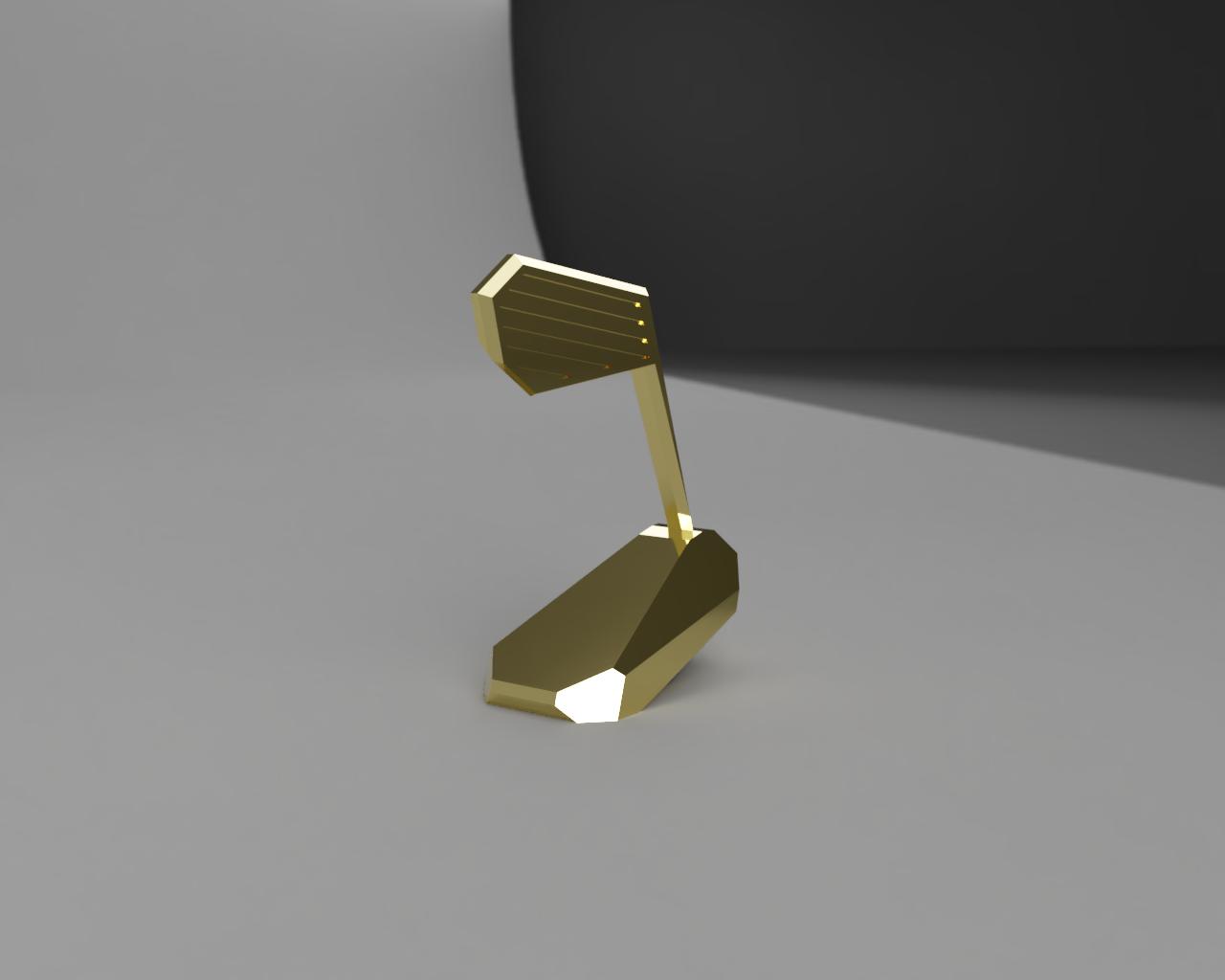 Miniatura 6 do modelo 3D Golf Themed Trophy