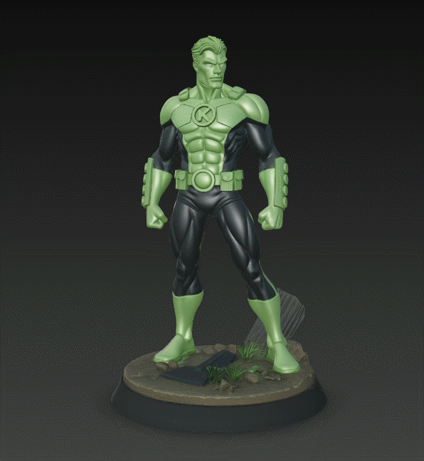 FIGURA SUPERHEROES KILOWOG (COMIC DC)