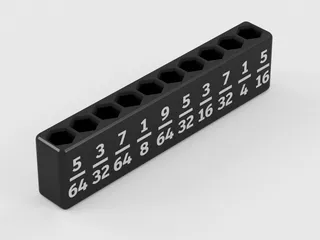 Magnetic Bit Holder for 1/4" Hex Allen Bits - Imperial