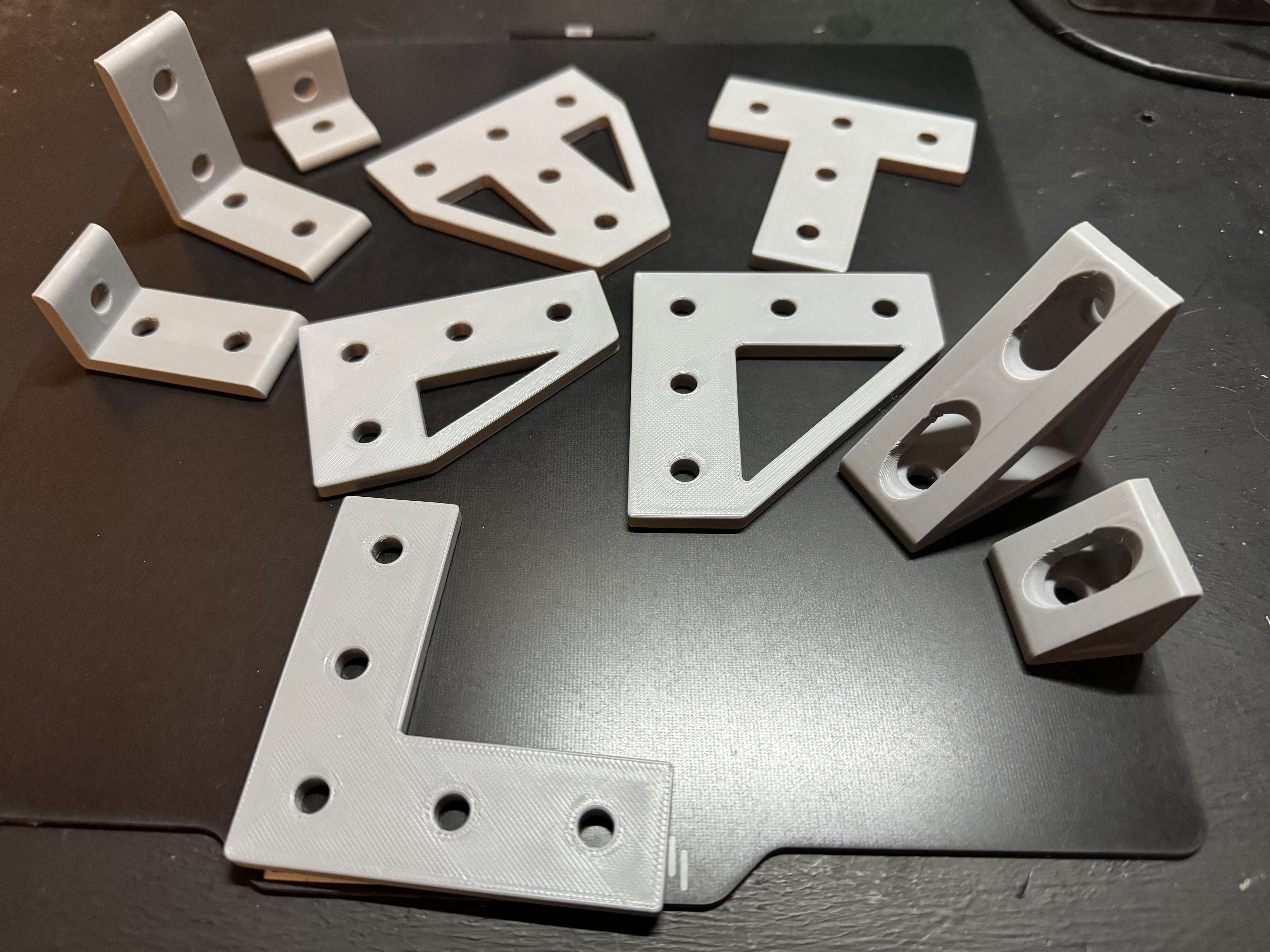 1010 Extrusion Corner Brackets and Plates