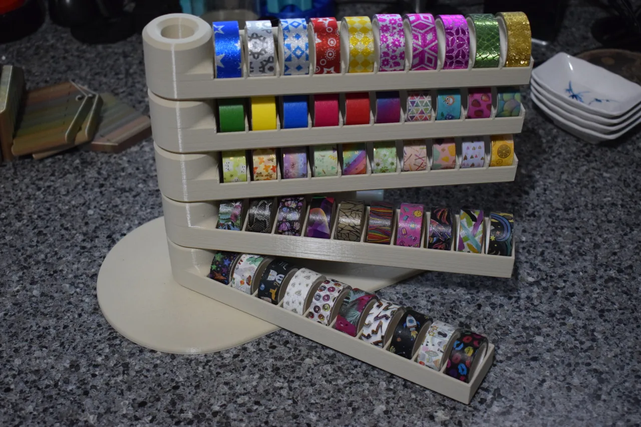 Washi Tape Holder by BobKarnes, Download free STL model