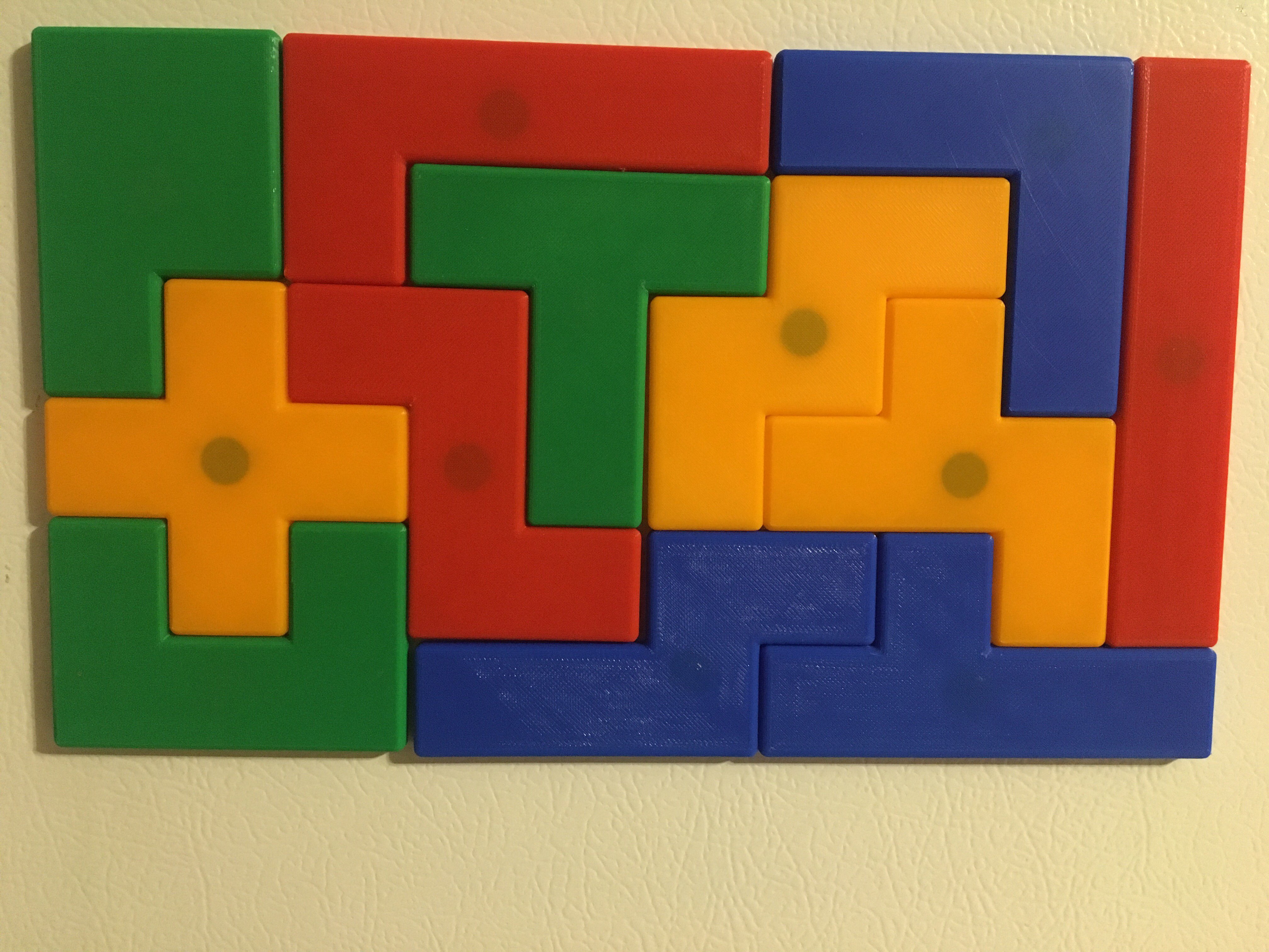 Hexed Puzzle Piece Pentominoes