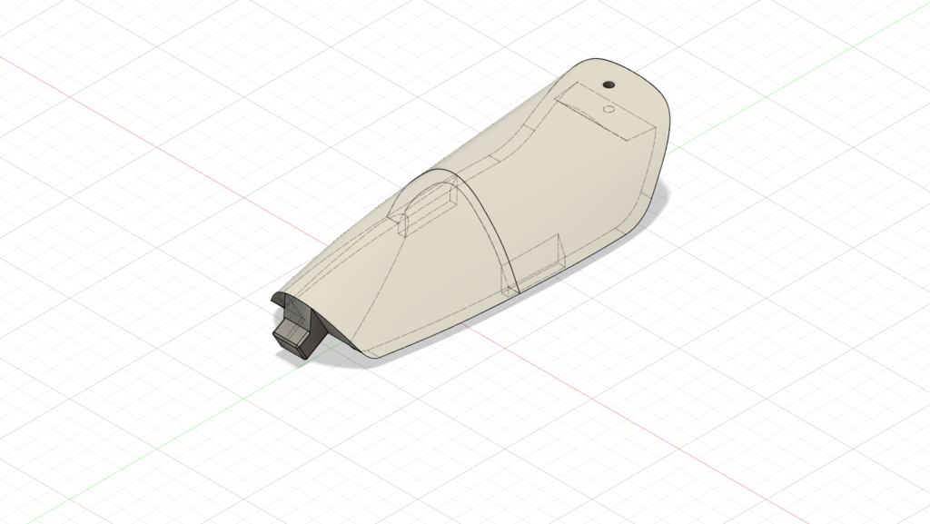 AtomRC Swordfish Canopy - plain