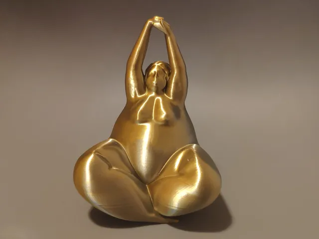 Yoga Lady statue
