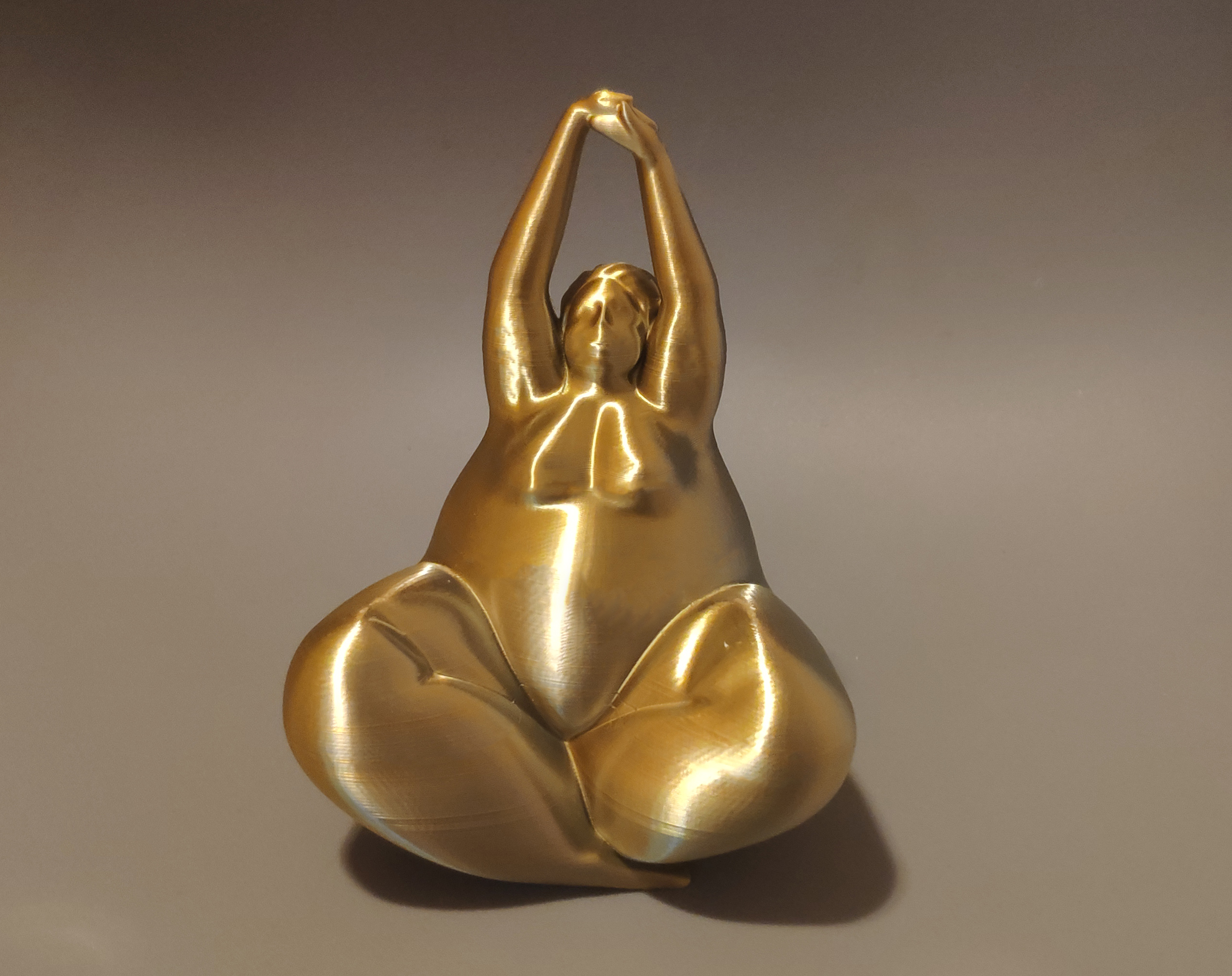 Yoga Lady statue