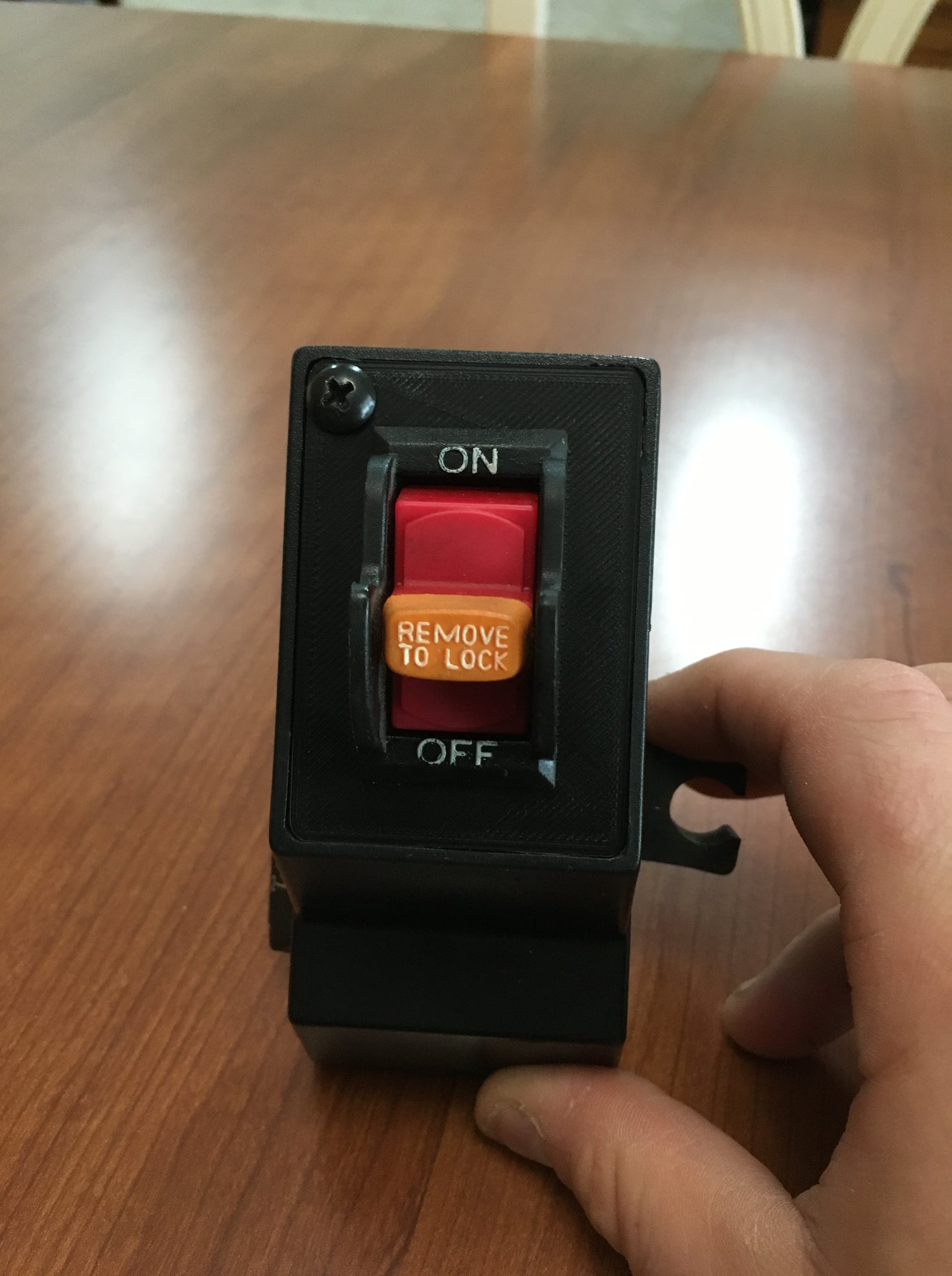 Harbor Freight/Central Machinery Drill Press Power Switch Plate by