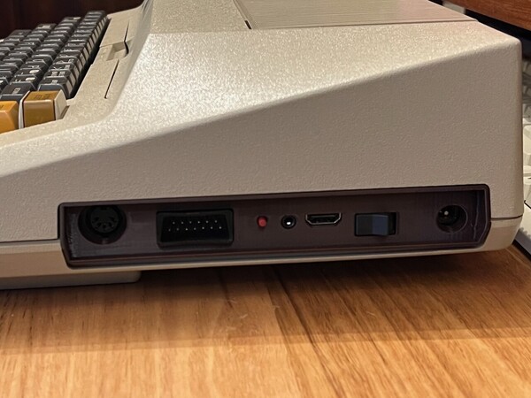 Atari 800 side I/O plate