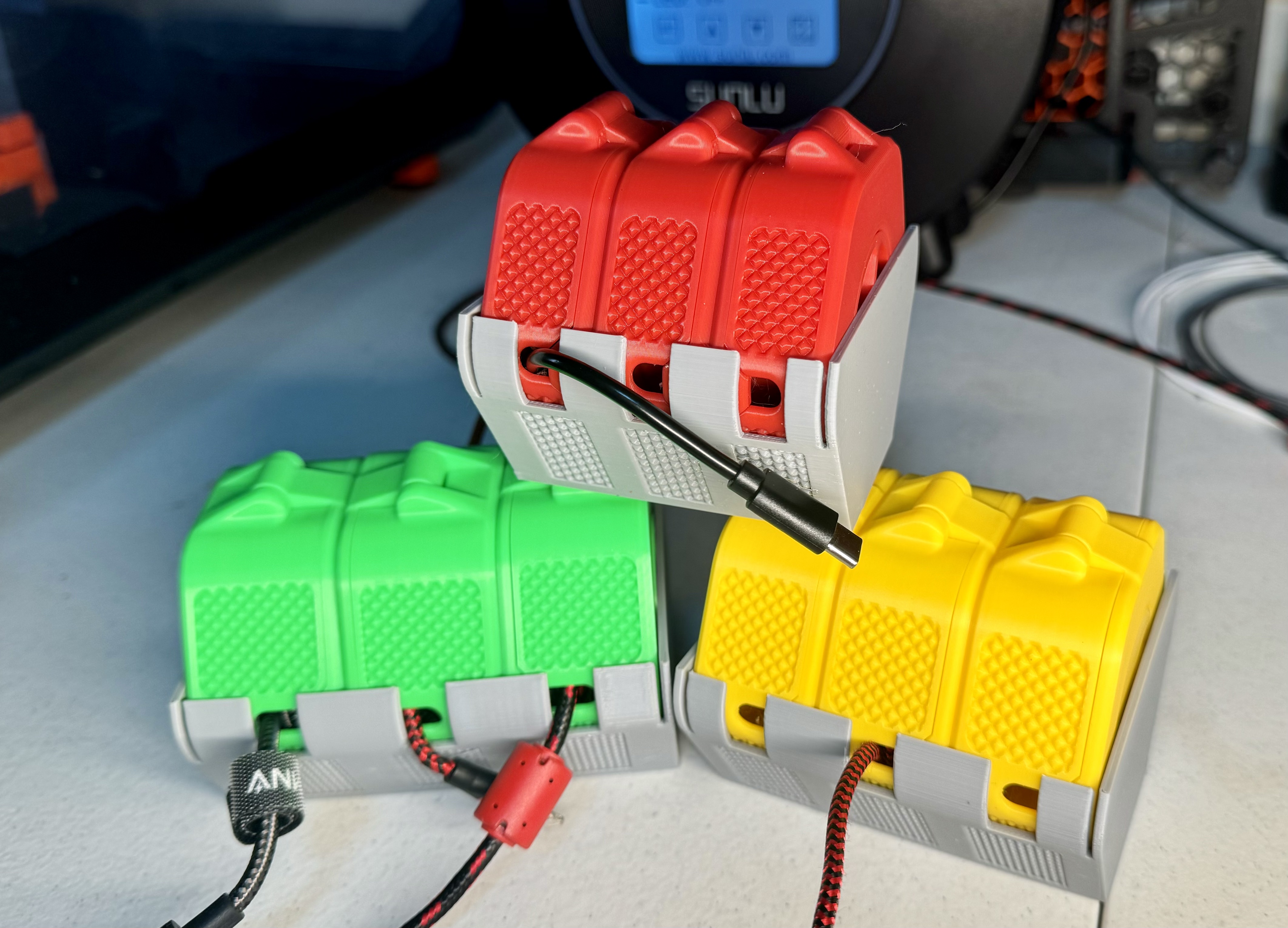 Holder for Portable Cable Organizer / Winder