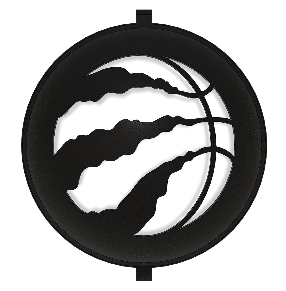 Golf - Golf Ball Stencil - Insert - Basketball - NBA - Toronto Raptors - Marker