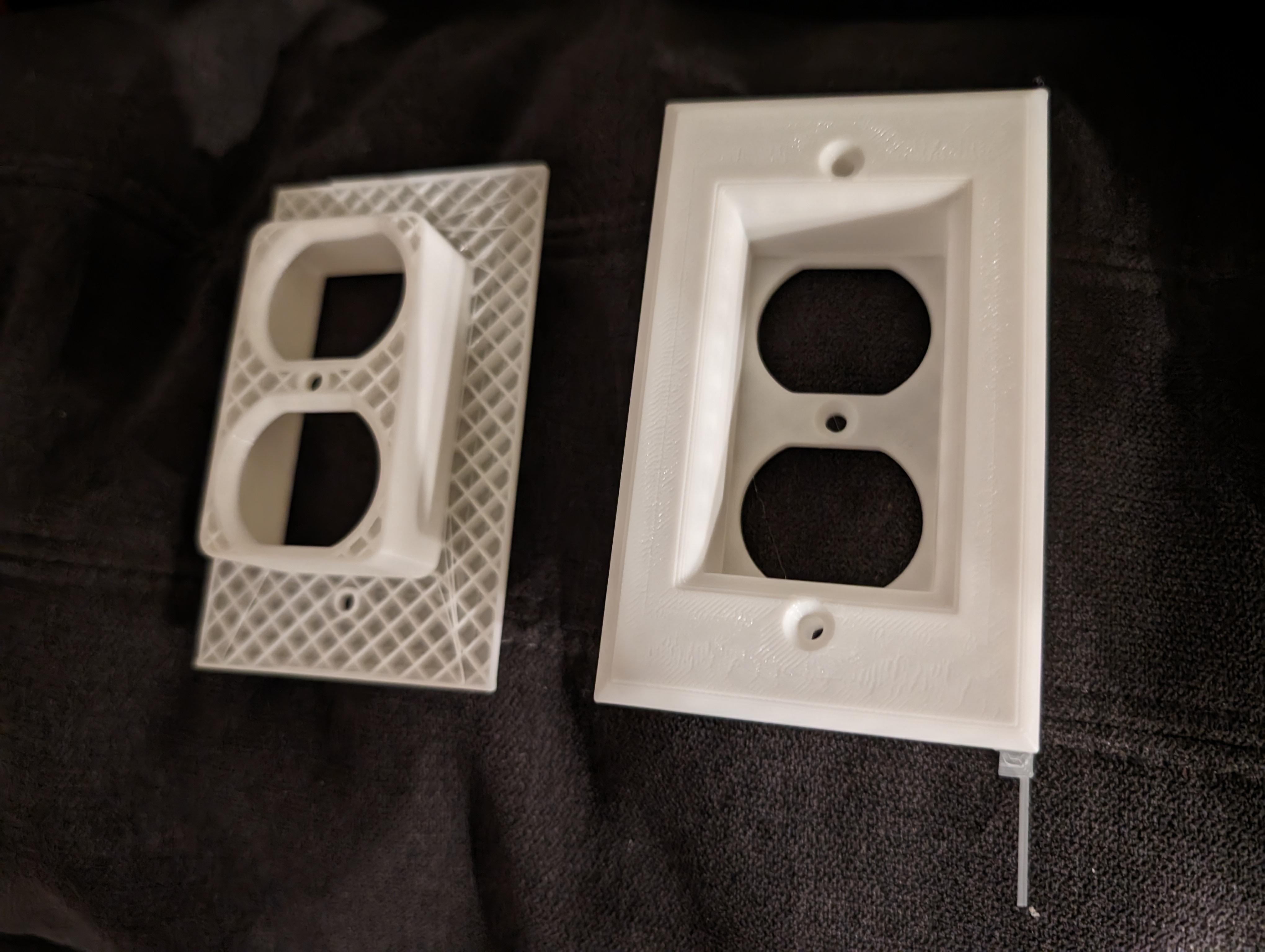 Duplex receptacle recessed conversion (US Type B standard) by tickl