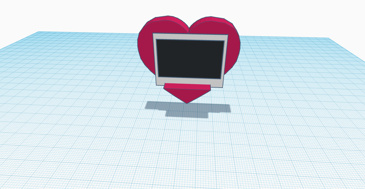 Hearty photo holder