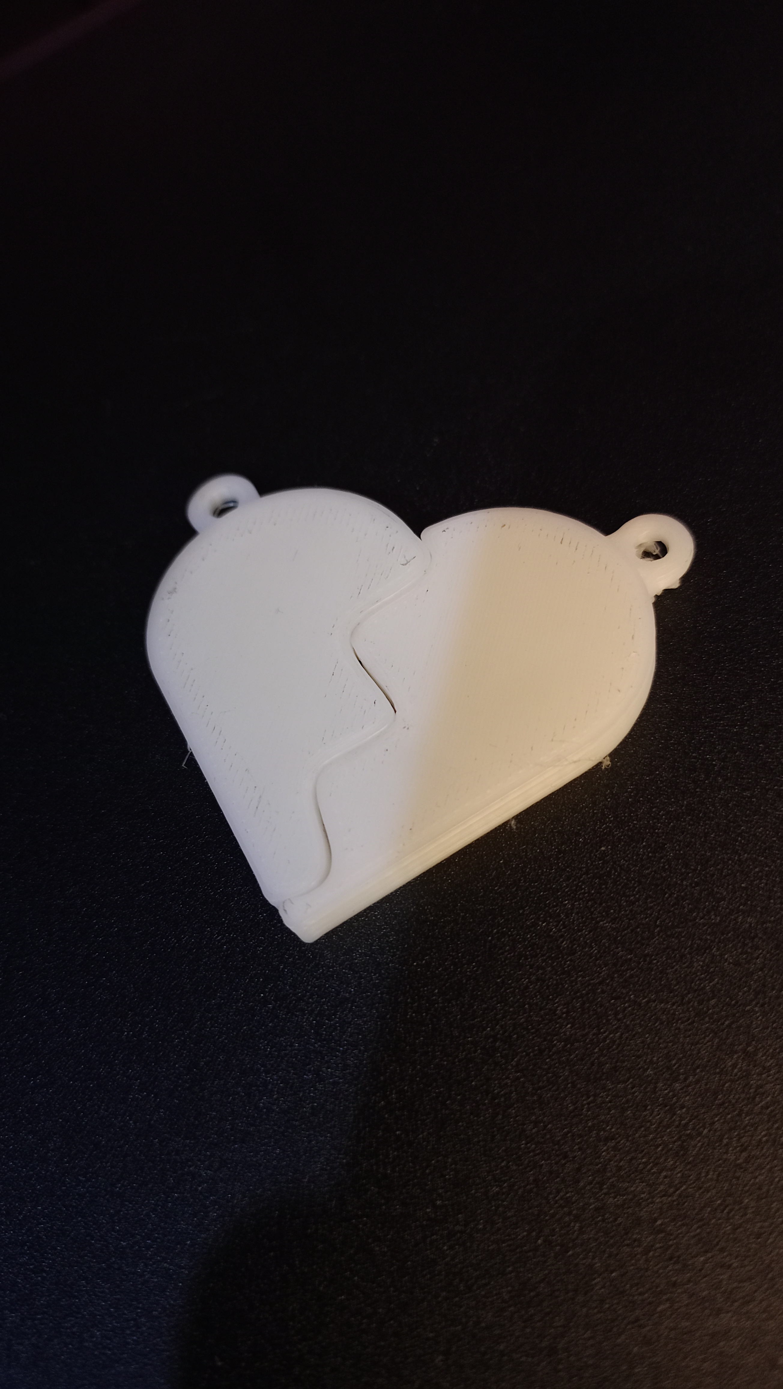 HEART SPLIT KEYCHAIN