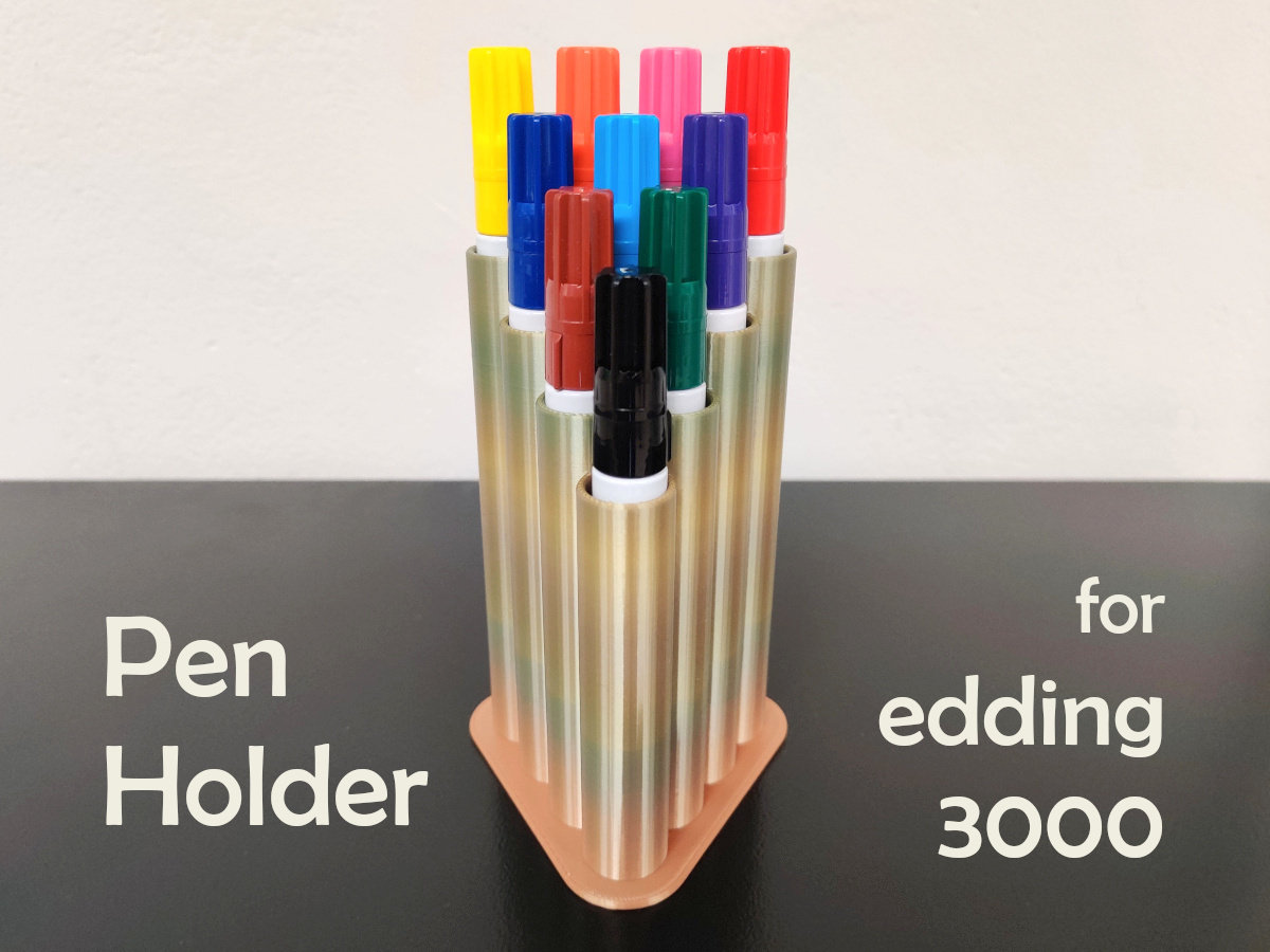 Pen Holder for edding 3000 Permanent Markers