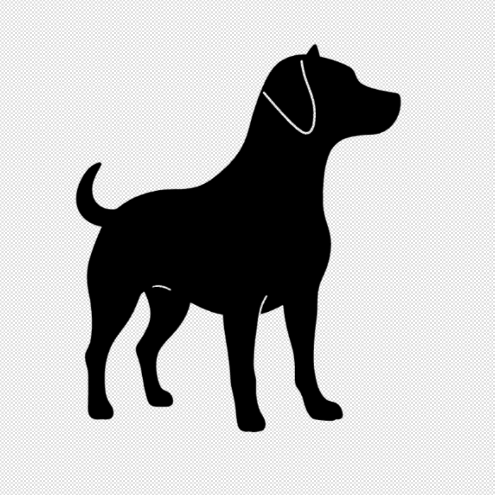 Dog decoration 2d