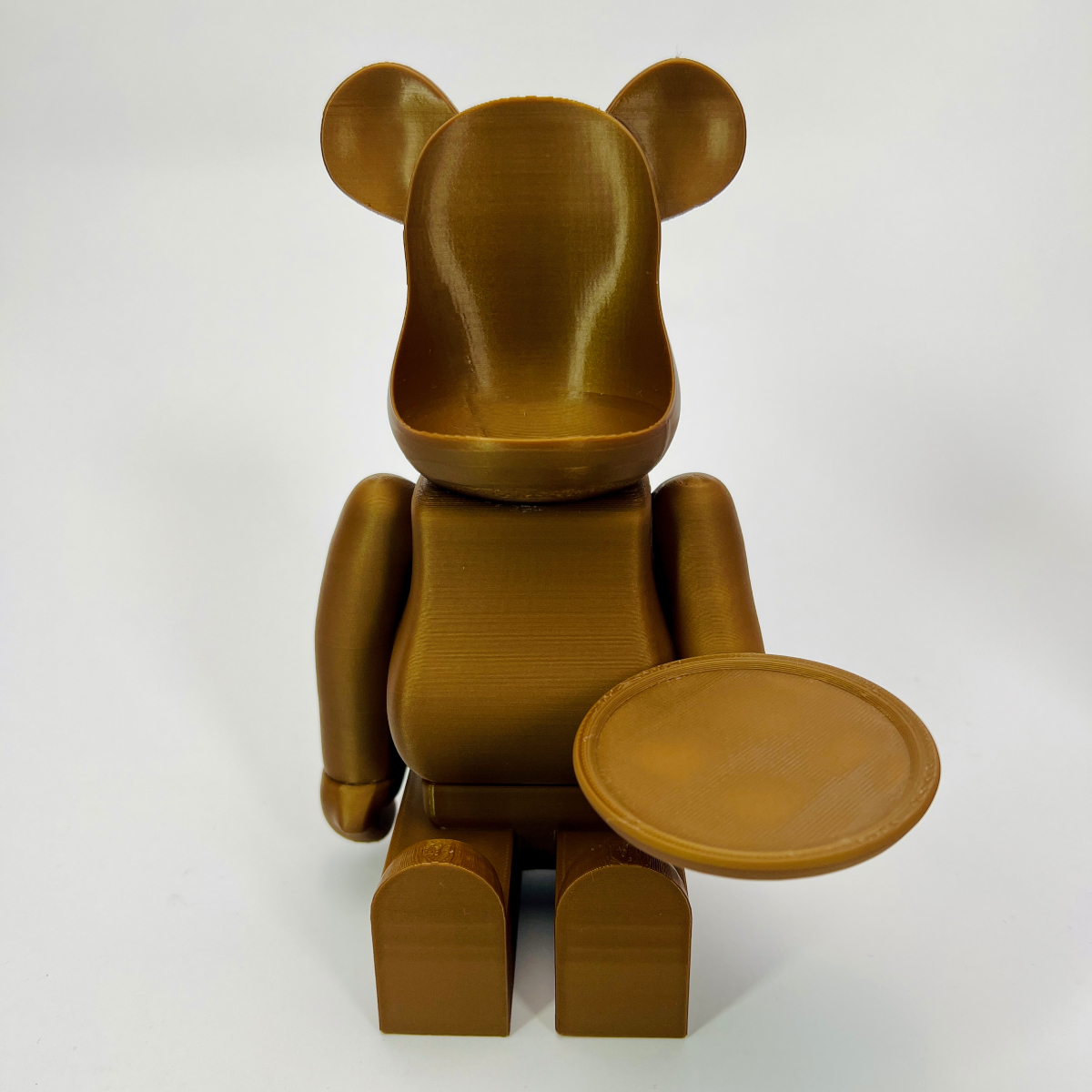 Bearbrick plate candle holder kaws by effoprints | Printables Store