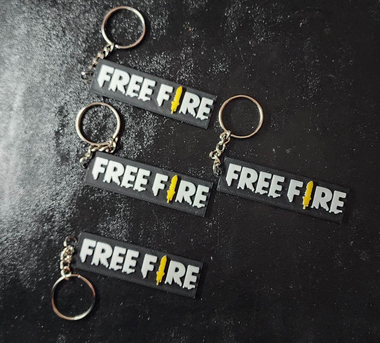 free fire keychain