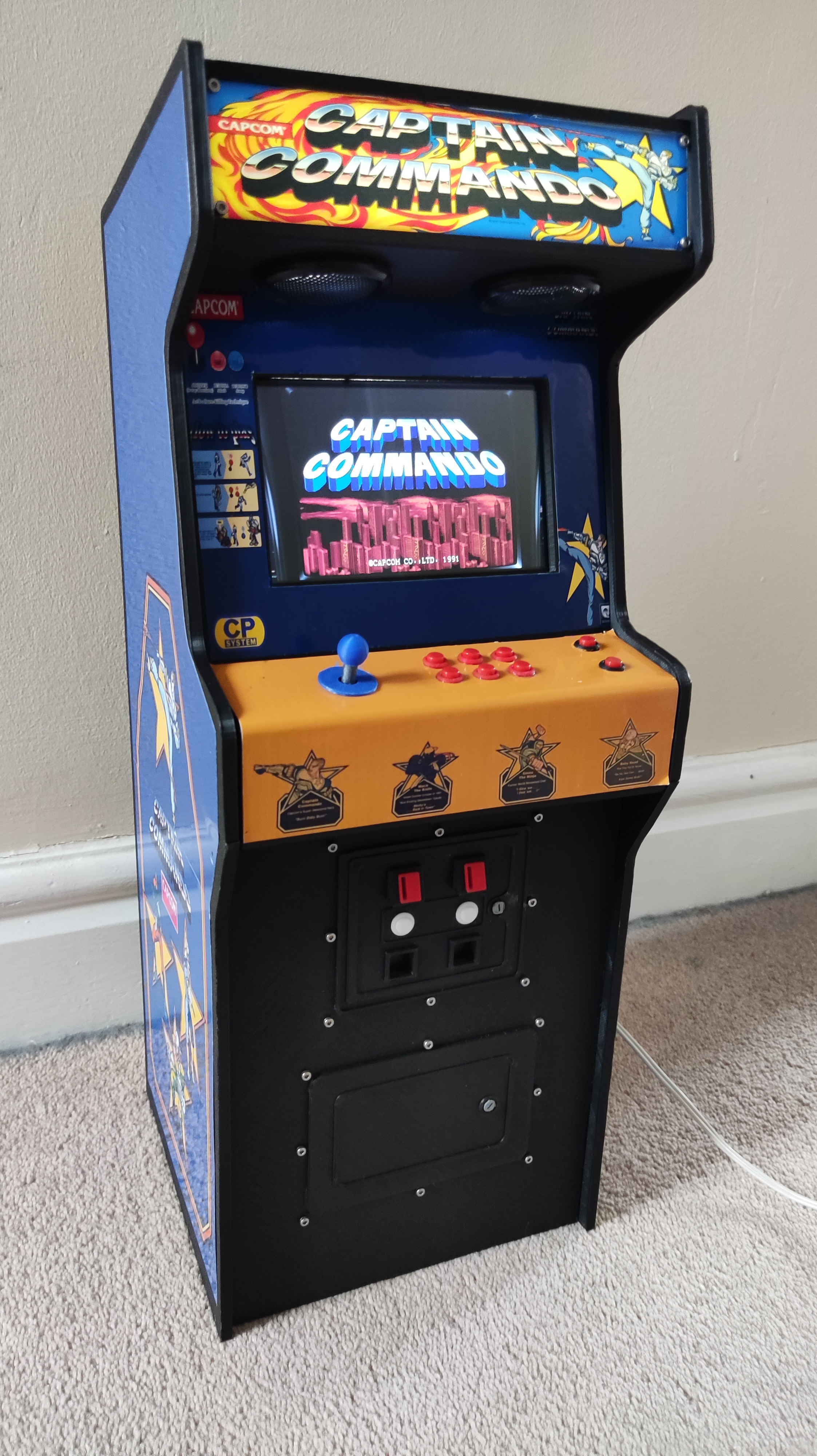 Arcade Cabinet for Raspberry Pi (Approx 1/4th Scale)