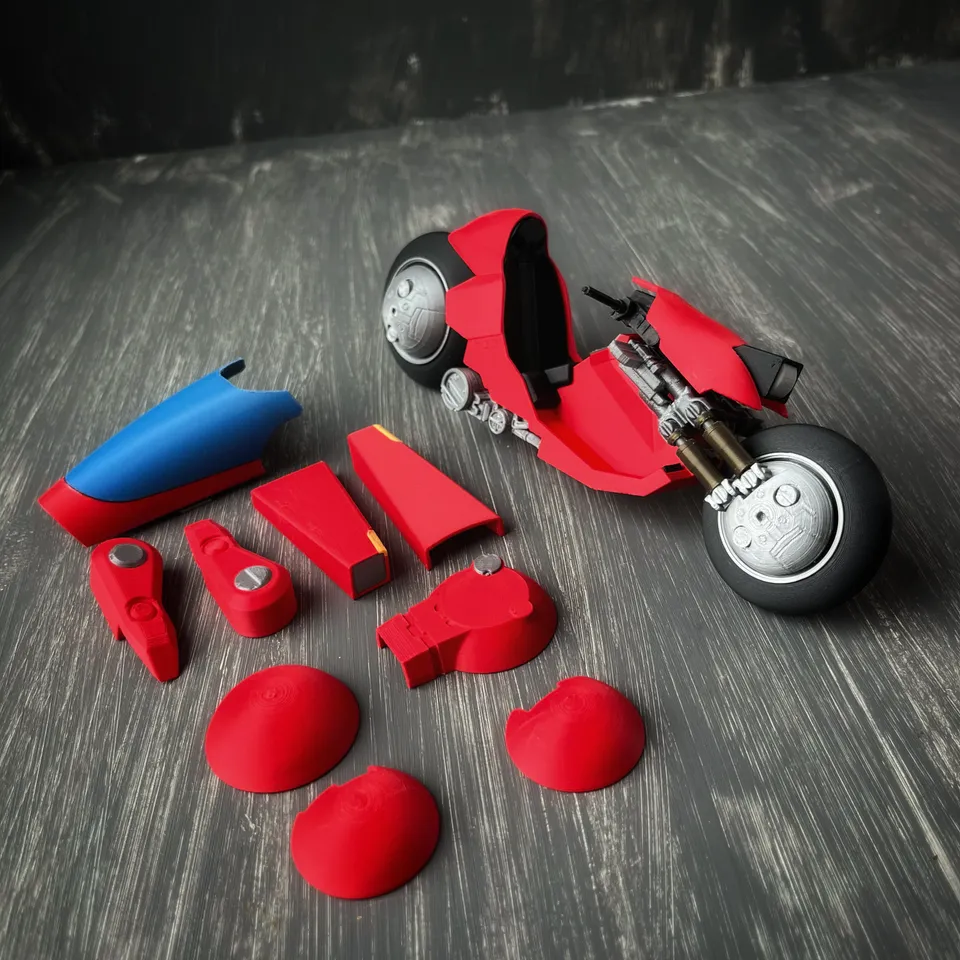 AKIRA - Kaneda's Bike by 3dworkbench | Download free STL