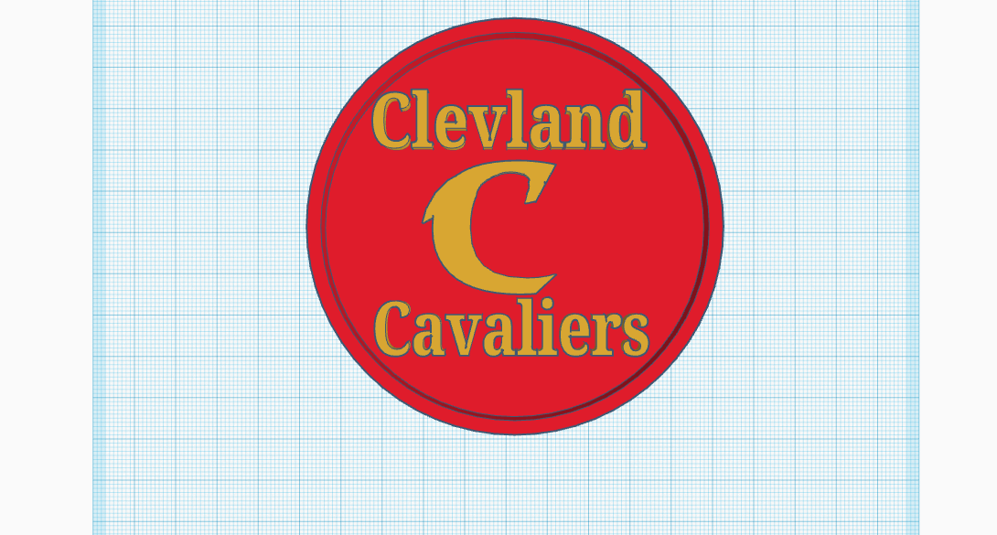Cavaliers coaster by Ethan Hershberger | Download free STL model ...