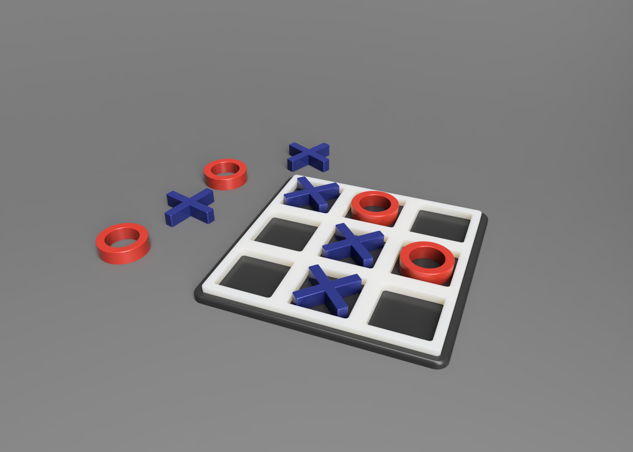 TicTacToe Game by jns_wlf_print | Download free STL model | Printables.com