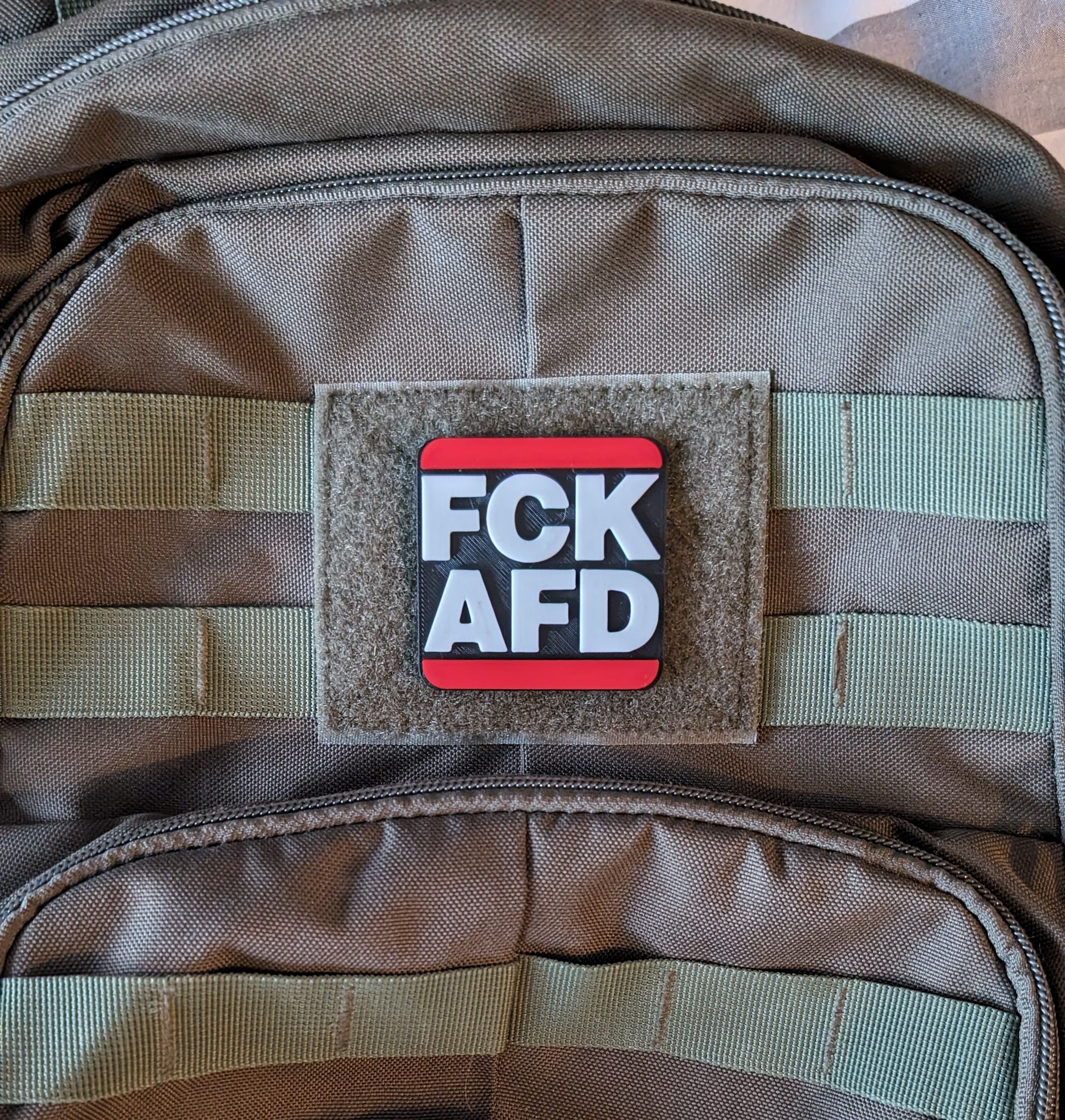 FCK AFD Backpack Patch by Mind2MatterPrinting | Download free STL model ...