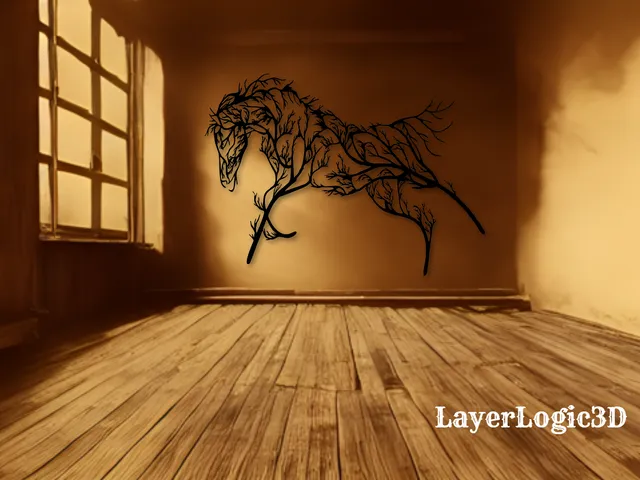 Tree Horse Wall Art