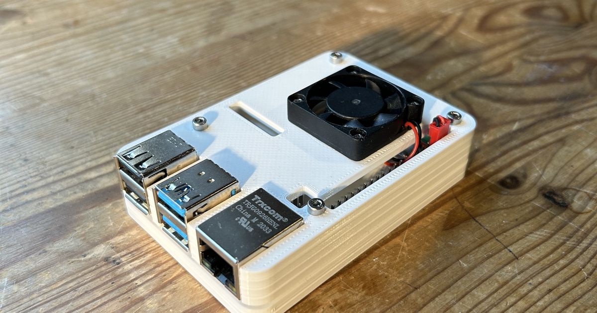 Raspberry Pi 4 Case Pi4 by brench | Download free STL model ...