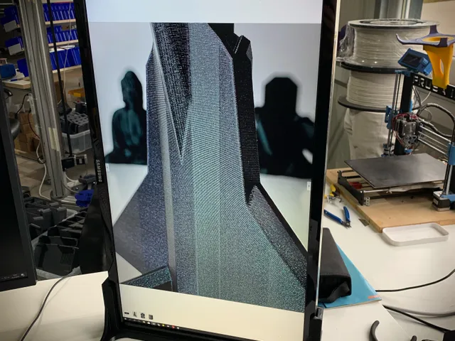 Simple vertical monitor mount / stand ( for 28" Samsung U28E59D monitor )