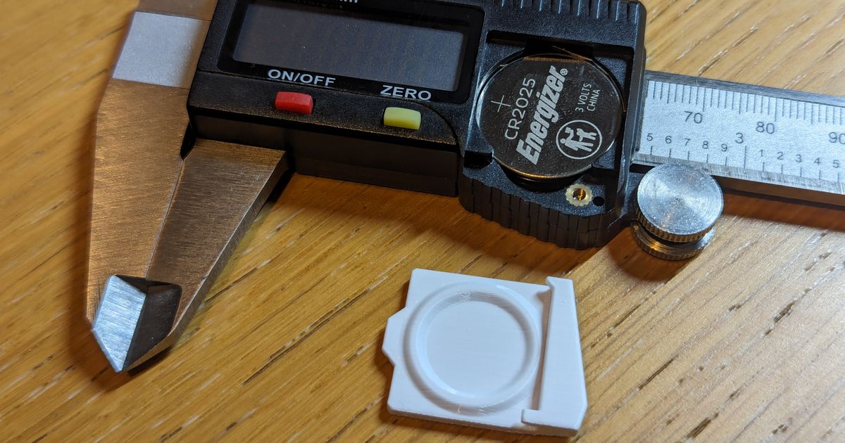 Parkside Digital Vernier Caliper Replacement Battery Cover by PLAUK