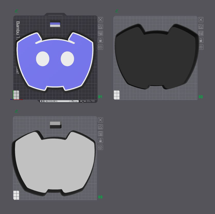 Discord Lightbox LED Lamp by braga3dprint Printables Store