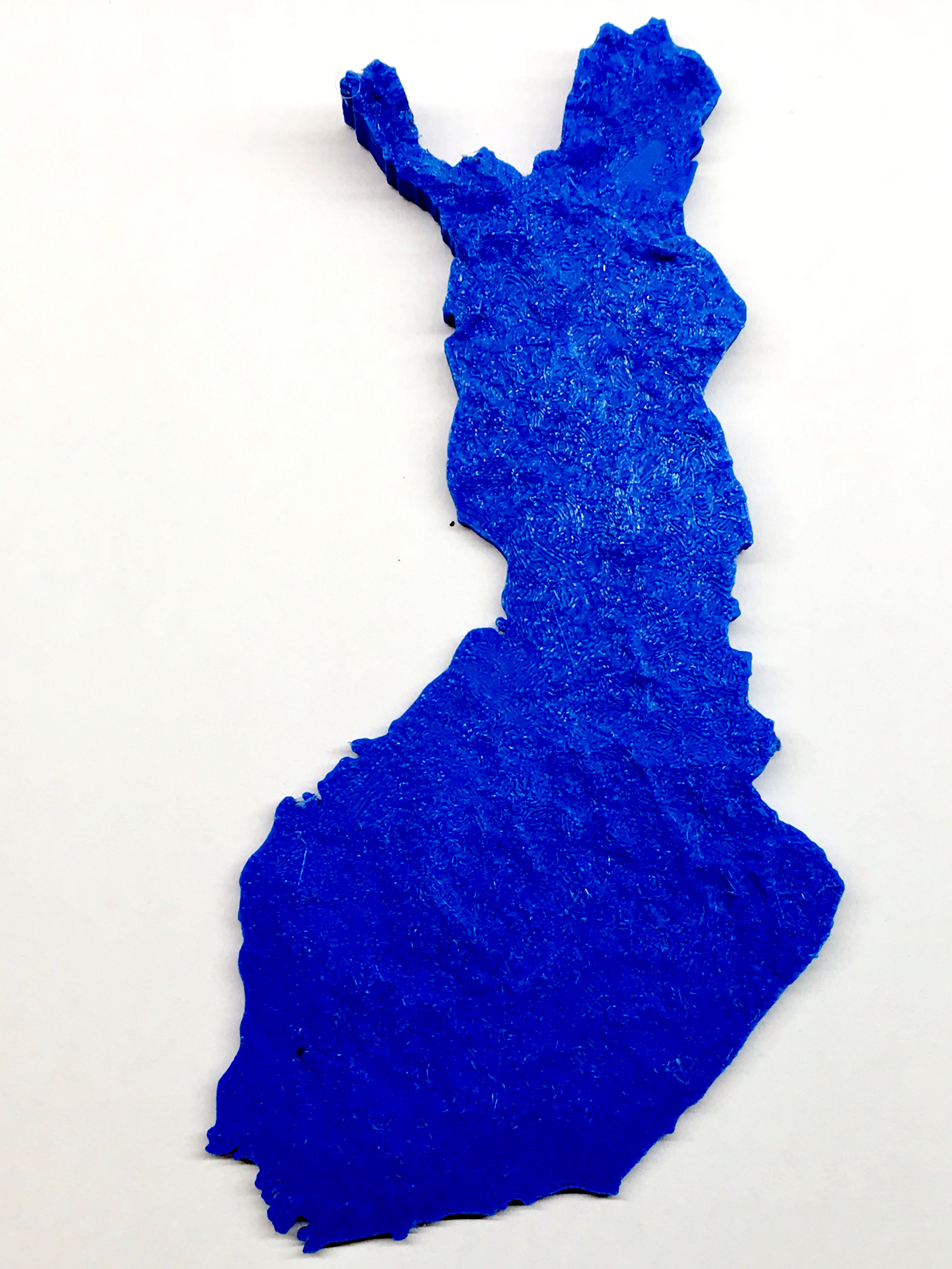 Topographical map of Finland
