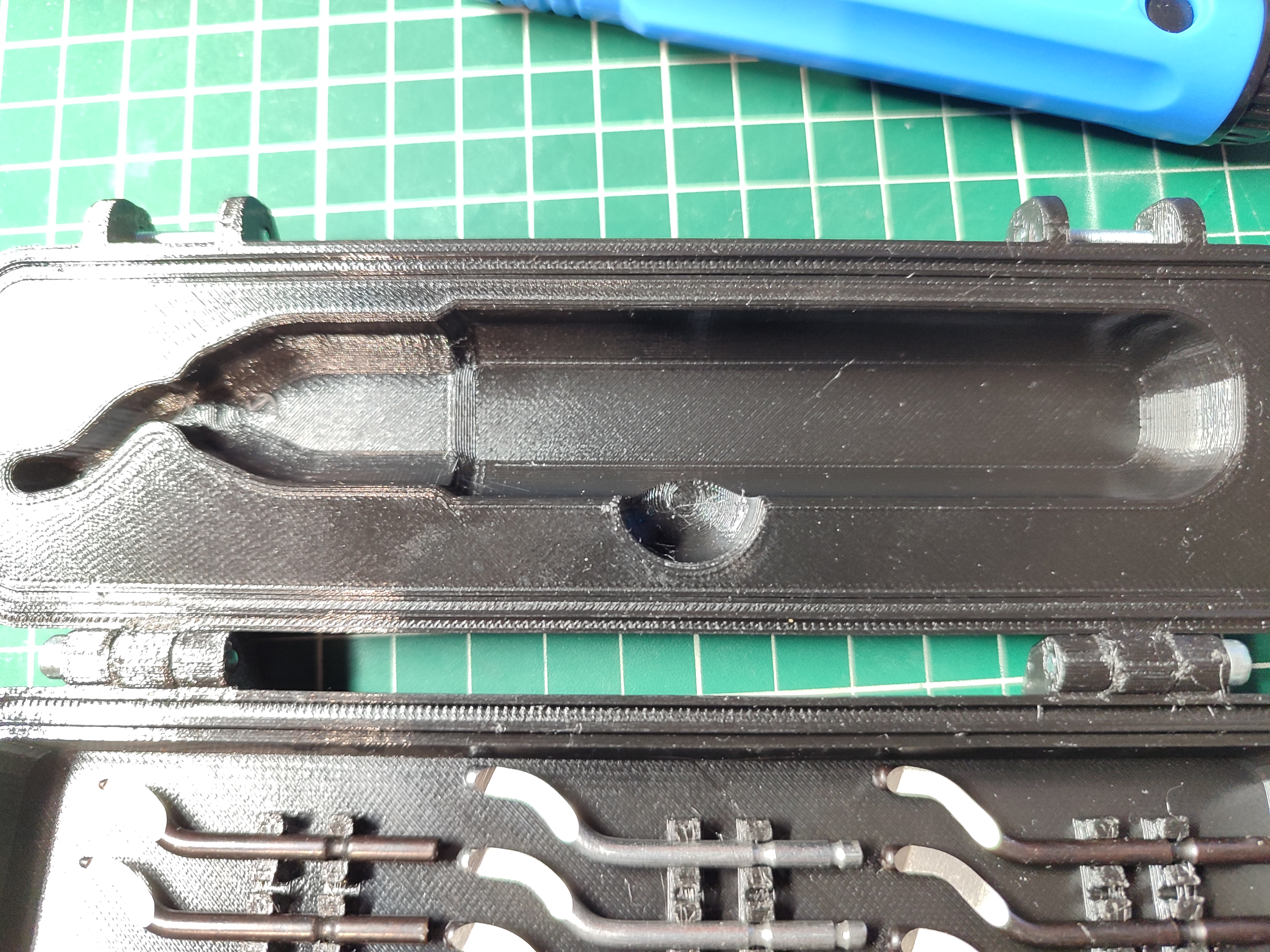 Smoothened NB1100 deburring mod for Deburring Tool Case 154mm (Libraton) - Rugged Box Style