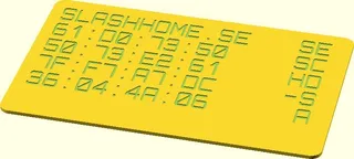 Text card