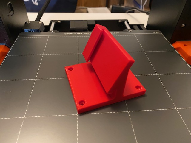 Filament spool holder holding block 3D model thumbnail