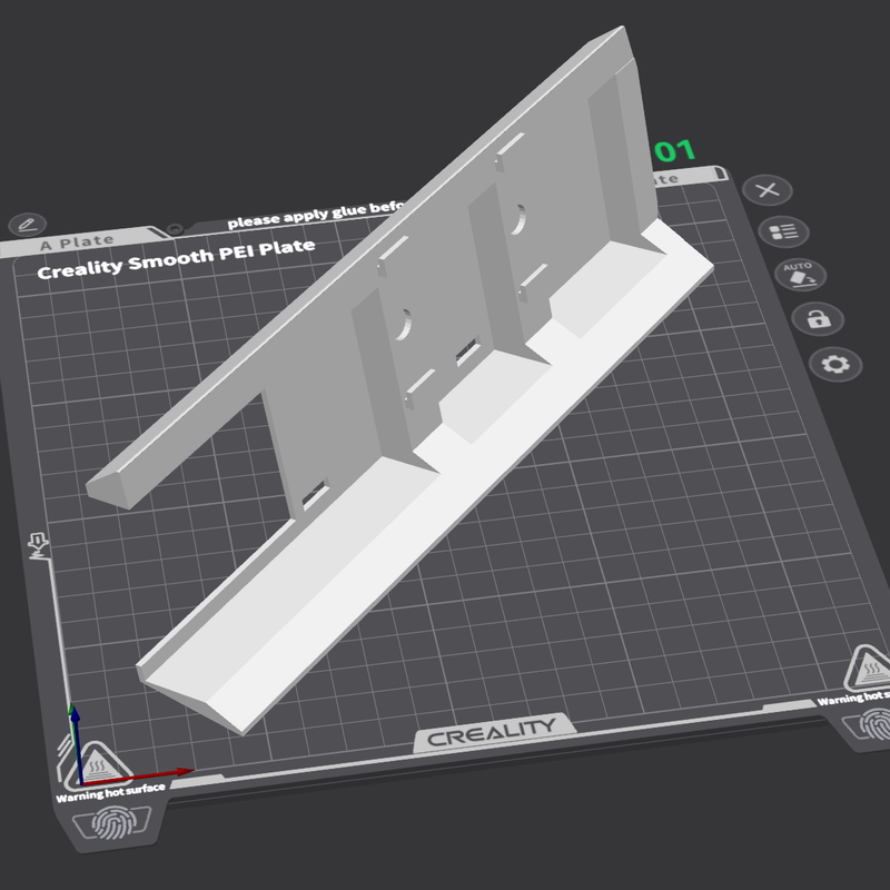 Lian Li Vision Compact 8.8＂ Screen Mount by t2yl | Download free STL ...