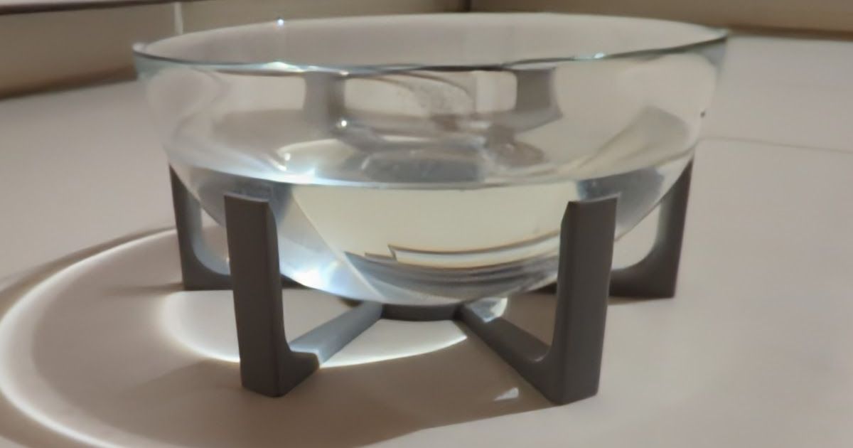 Water bowl stand by Mikołaj Download free STL model