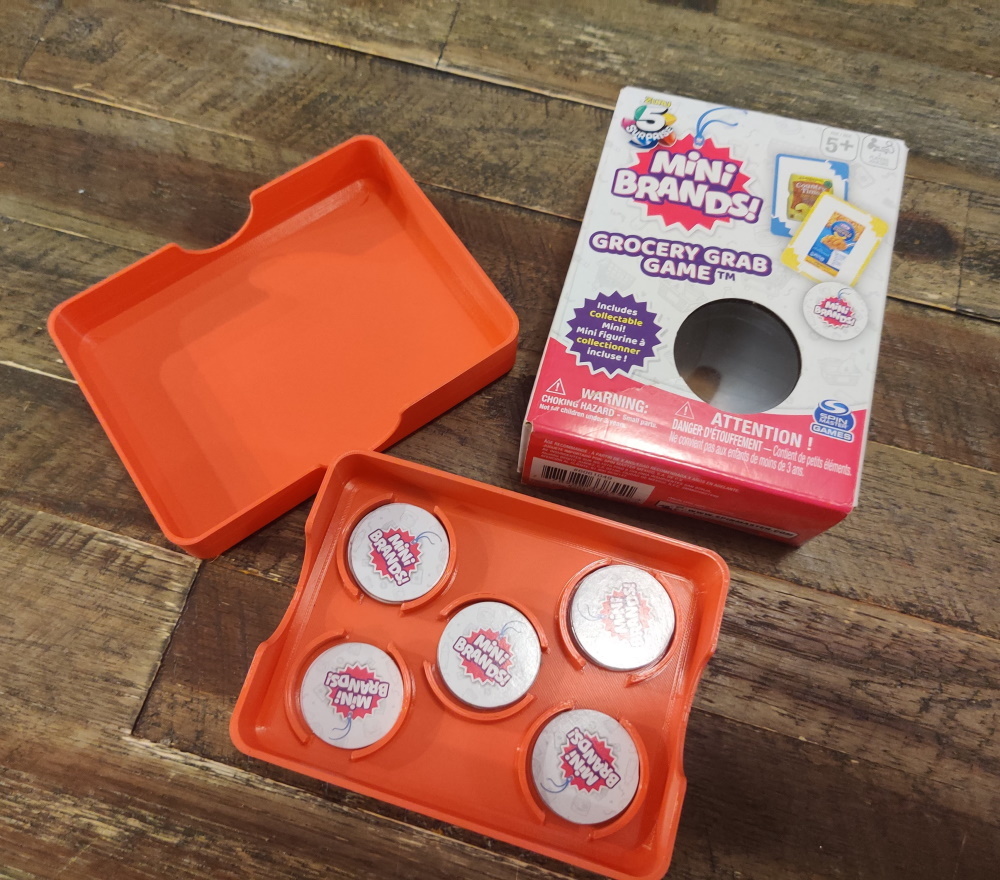 Mini Brands Grocery Grab Game Piece Holder