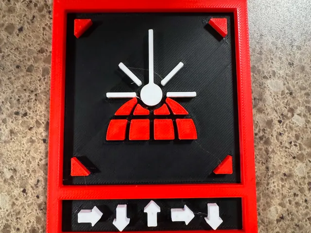 Helldivers 2 Orbital Laser Plaque