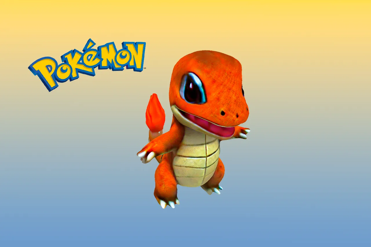 CHARMANDER POKÉMON by PYC3D AI | Download free STL model | Printables.com, image size:1280x854