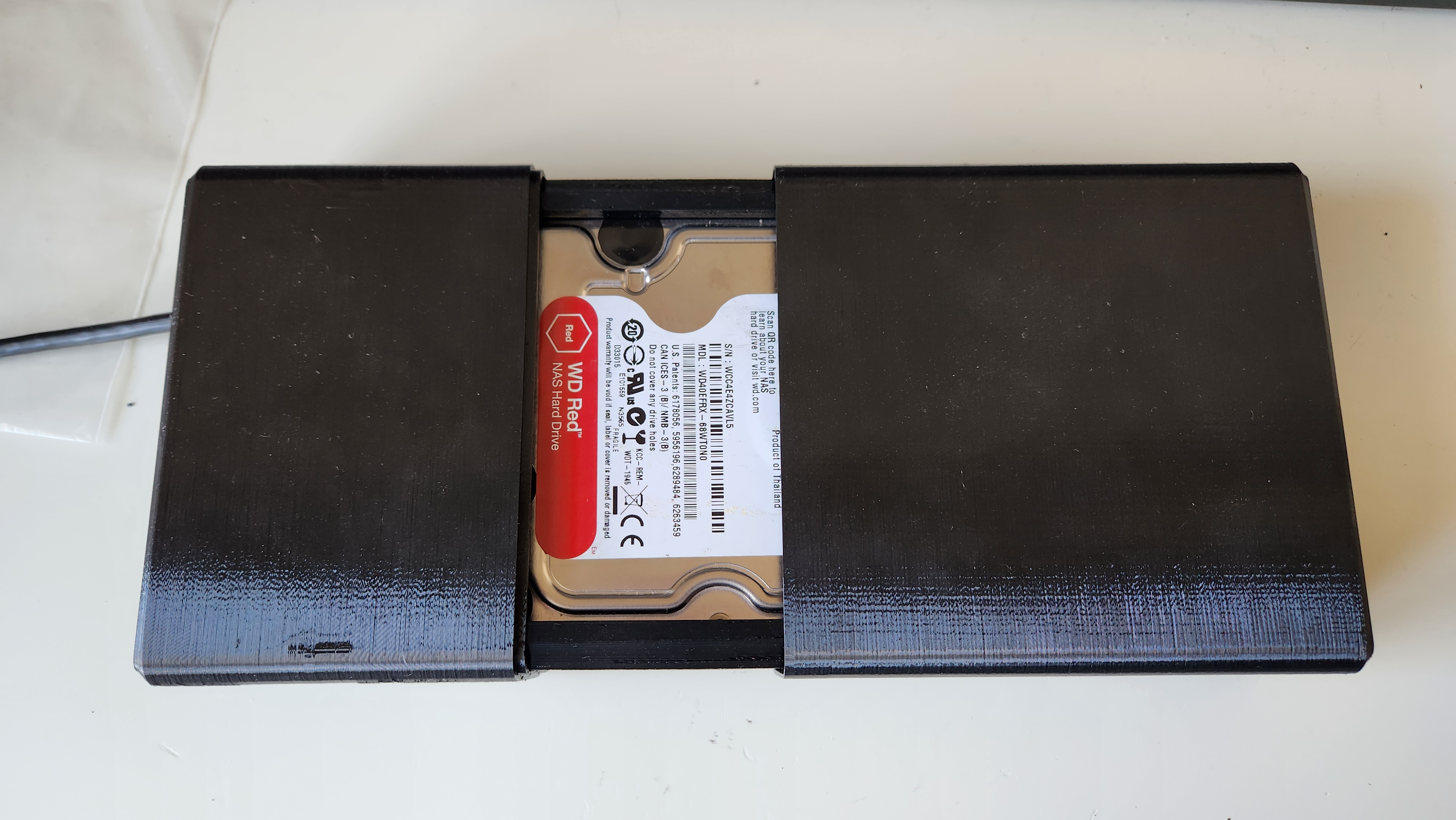 Hard Drive Enclosure for 3.5in HDD and SATA adapter