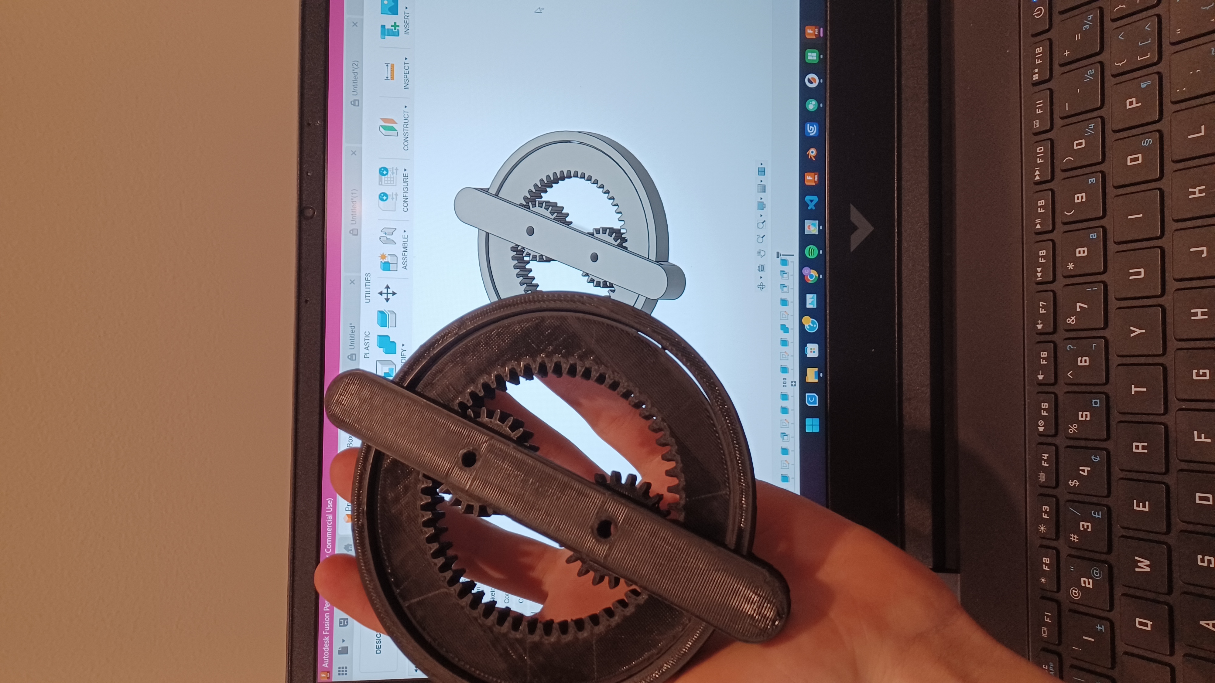 Large Print In Place Gearbox