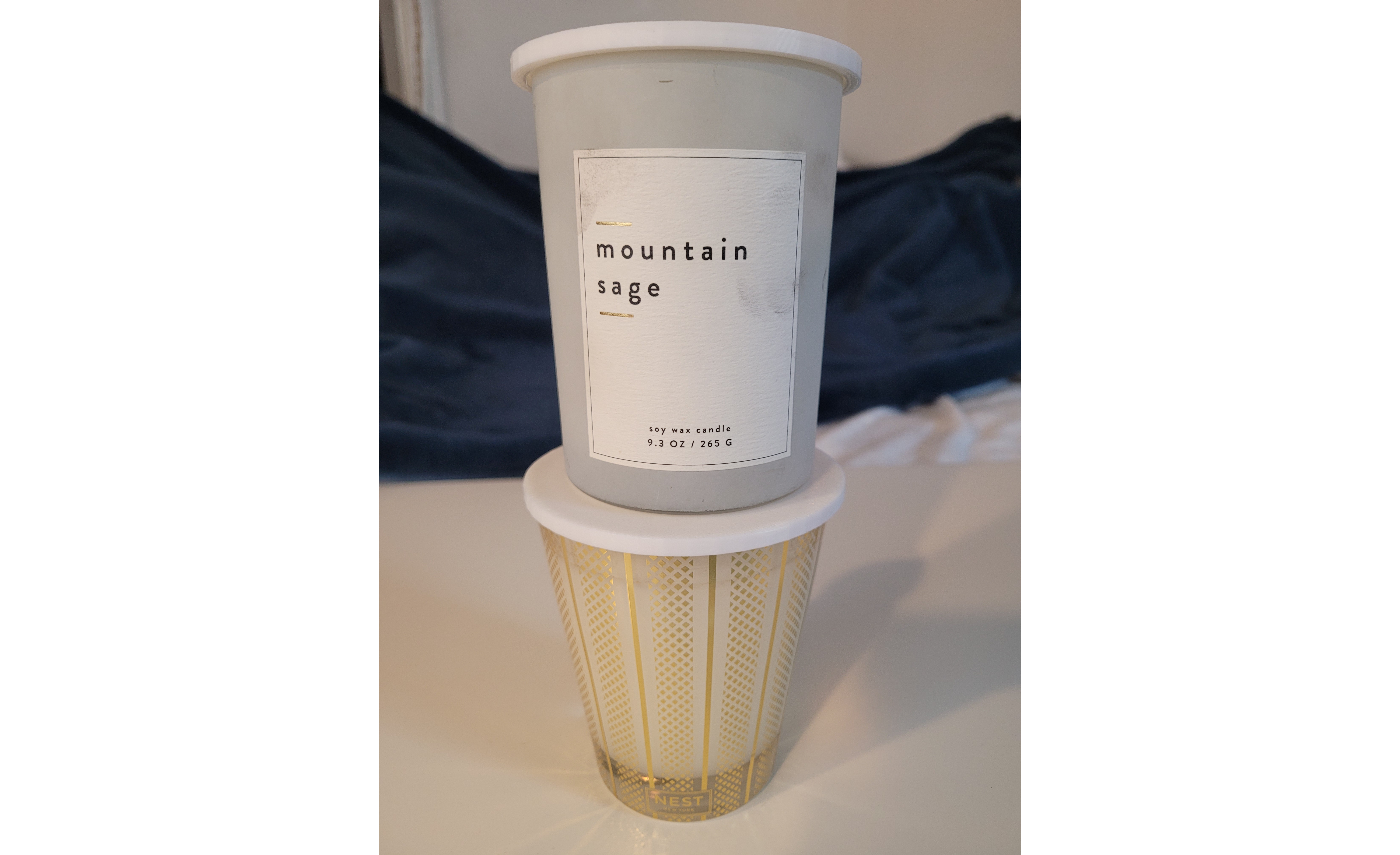Nest and Madewell Candle Lids