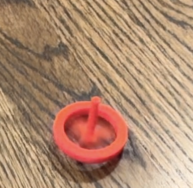 Simple Spinning Top That Spins for Over 3 Minutes!